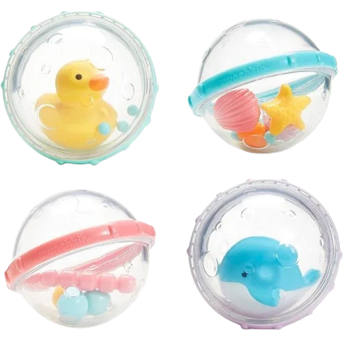 Munchkin® Float Play Bubbles™ Baby and Toddler Bath Toy 4 Count