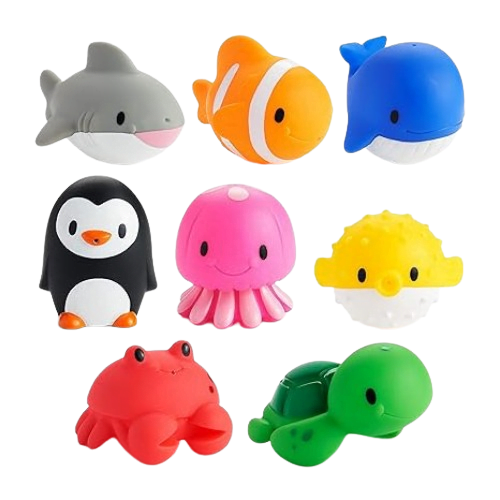 Munchkin® Ocean™ Squirts Baby and Toddler Bath Toy 8 pack