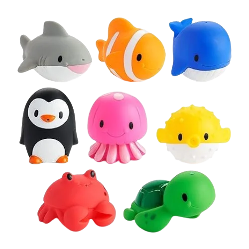 Munchkin® Ocean™ Squirts Baby and Toddler Bath Toy 8 pack