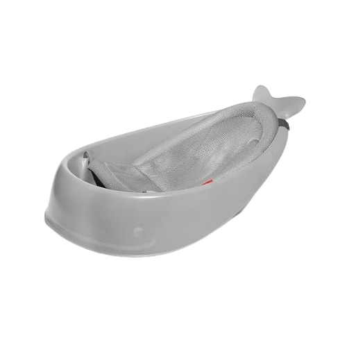 Skip Hop Baby Bath Tub, 3-Stage Smart Sling Tub, Moby