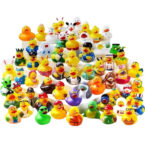 JOYIN 30 Pcs Rubber Ducks Random Assortment Mini Rubber Duckie Toys