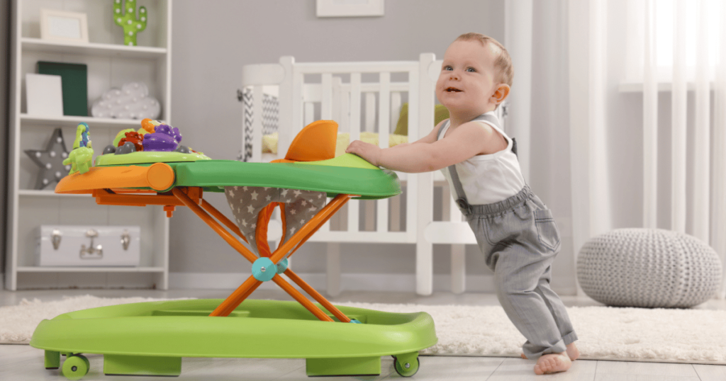 What are the benefits of using a baby walker?