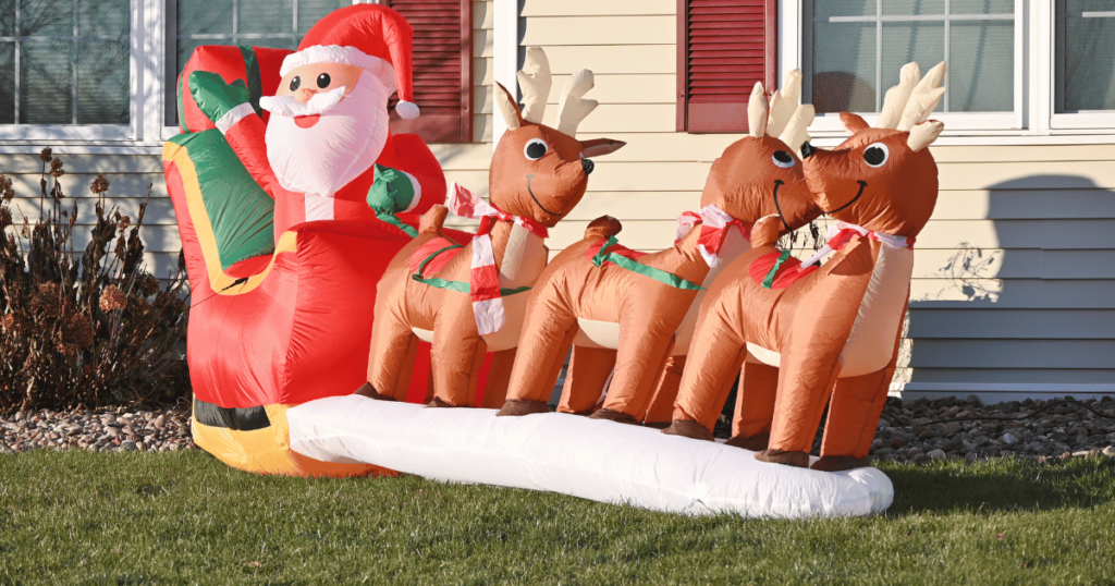 Inflatable Santa Claus Decorations